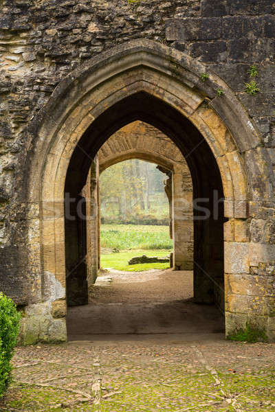 Minster Lovell in Cotswold district of England Stock photo © backyardproductions