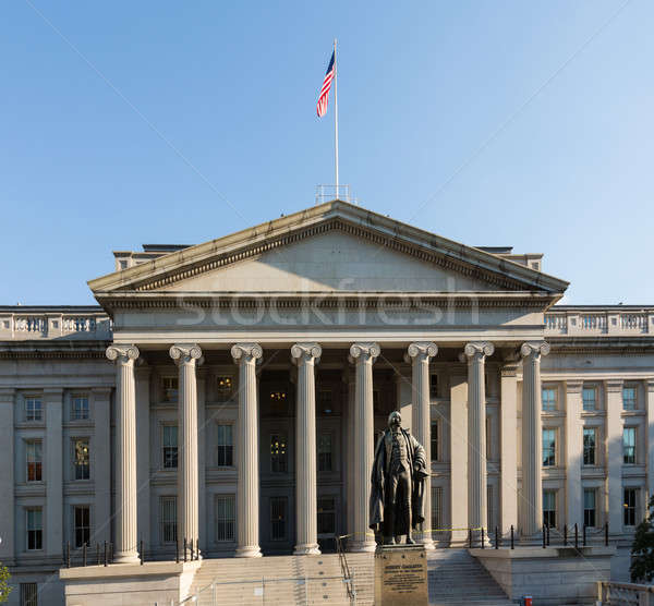 Tesouraria edifício Washington DC histórico ponto de referência Estados Unidos Foto stock © backyardproductions