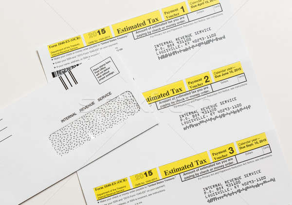 US IRS Tax form 1040-ES Stock photo © backyardproductions