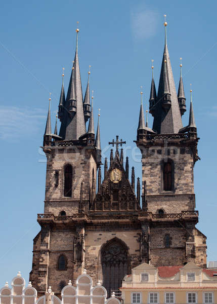 Tyn Cathedral in Prague Stock photo © backyardproductions