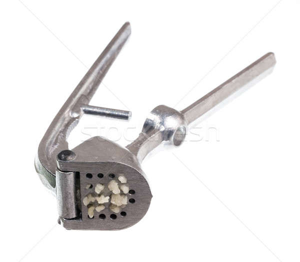 Garlic Press isolated against white Stock photo © backyardproductions