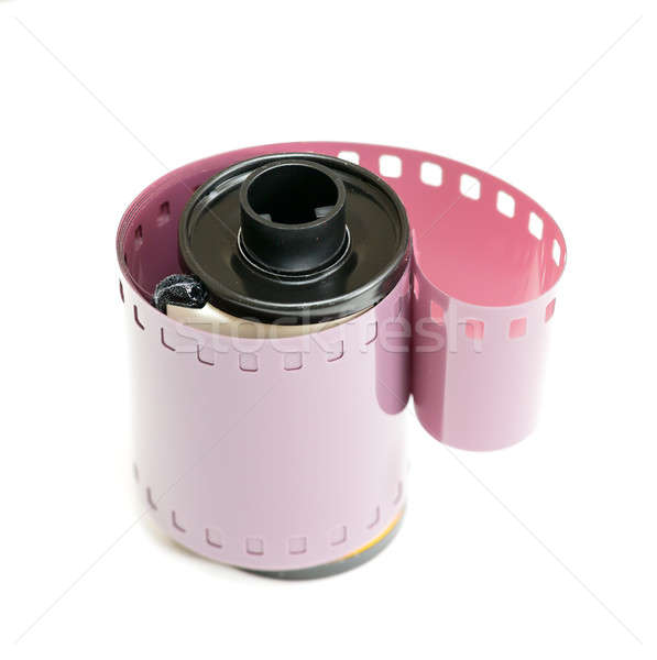 35mm film canister and coiled negative Stock photo © backyardproductions