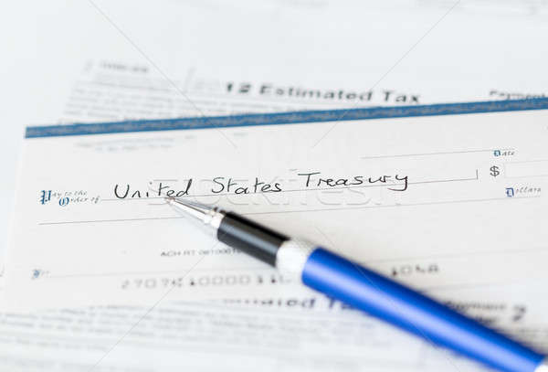 USA Steuer Form 1040 Jahr 2012 Stock foto © backyardproductions