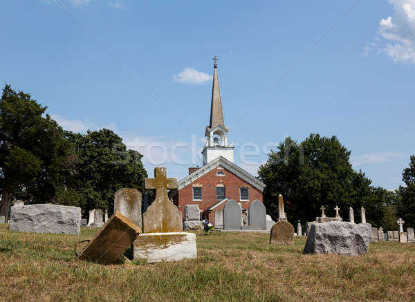 Biserică capela punct Maryland folosit SUA Imagine de stoc © backyardproductions