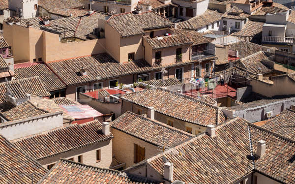 View of roof tops of Toledo city in Spain Stock photo © backyardproductions
