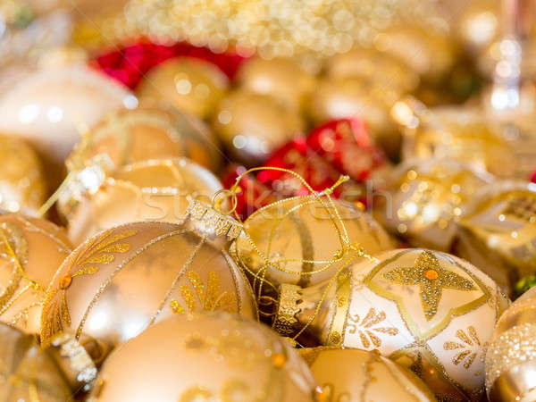 Christmas decorations on table Stock photo © backyardproductions