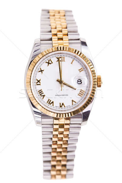 Gold and stainless steel mans watch Stock photo © backyardproductions