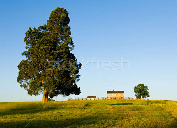 Henry House At Manassas Battlefield Stock photo © backyardproductions
