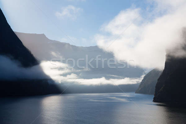 Fjord of Milford Sound in New Zealand Stock photo © backyardproductions