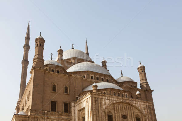 Moskee citadel Cairo Egypte godsdienst arab Stockfoto © backyardproductions