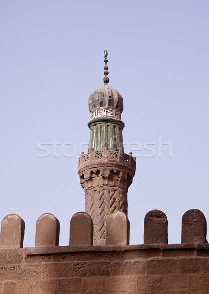 öreg mecset citadella Kairó Egyiptom vallásos Stock fotó © backyardproductions