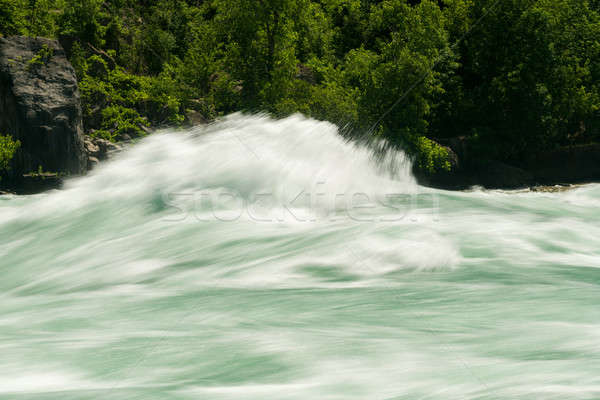 Niagara River at White Water Walk in Canada Stock photo © backyardproductions