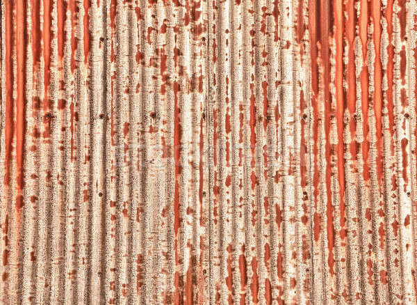 Texture pattern of rusting sheet of metal Stock photo © backyardproductions