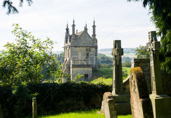 Churchyard and lodges in Chipping Campden Stock photo © backyardproductions