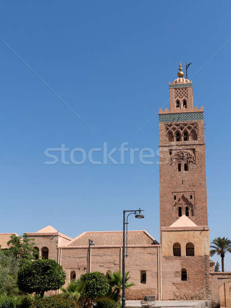 Marrakech Koutoubia Mosque and tower Stock photo © backyardproductions