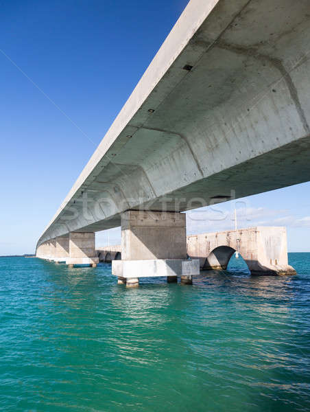 Florida Schlüssel Brücke Erbe Weg konkrete Stock foto © backyardproductions