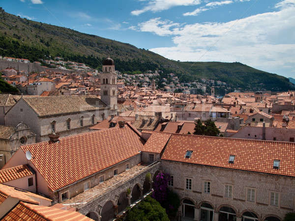 Dubrovnik tetti view tetti torre Foto d'archivio © backyardproductions