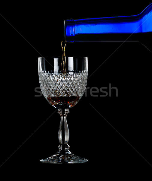 Sherry or port being poured into glass Stock photo © backyardproductions