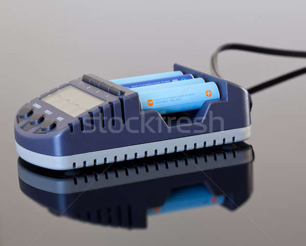 AA battery charger Stock photo © backyardproductions