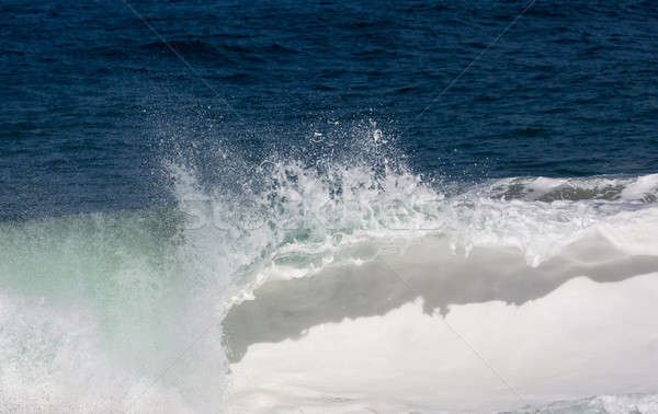 Congelada movimento grande onda praia costa Foto stock © backyardproductions