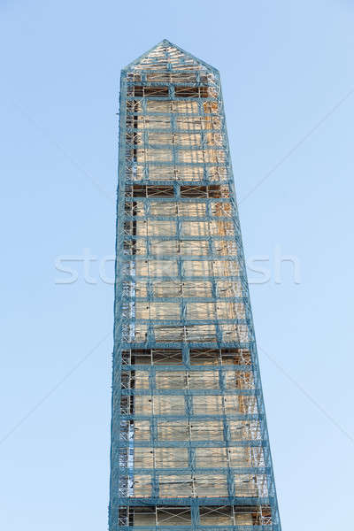 ストックフォト: ワシントン記念塔 · 足場 · 足 · 500 · 修復