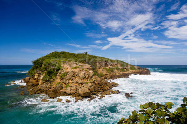 [[stock_photo]]: île · Puerto · Rico · surf · nord · côte
