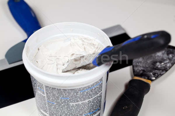 Tapasz kés műanyag cső egyéb szerszámok Stock fotó © backyardproductions