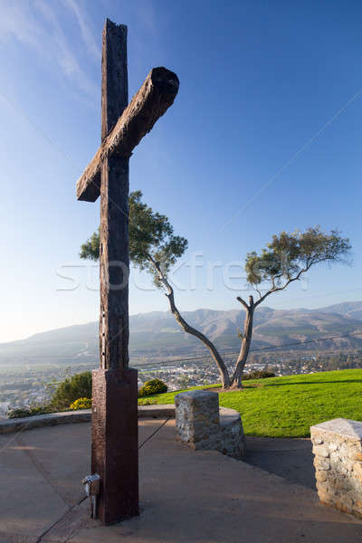 Panorama of Ventura from Grant Park Stock photo © backyardproductions