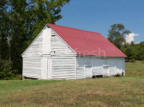 Barn at Thomas Stone house in Maryland Stock photo © backyardproductions