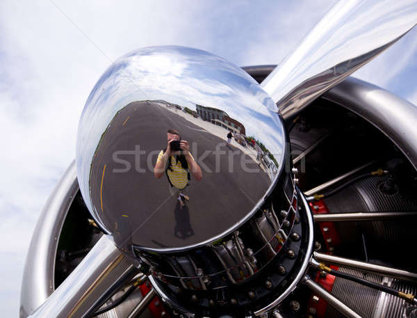 American AT-6 Texan engine Stock photo © backyardproductions