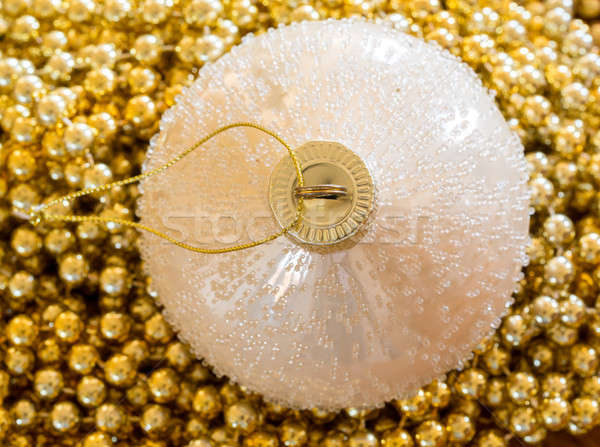 Christmas decorations on table Stock photo © backyardproductions