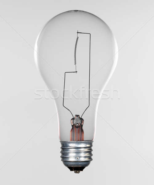 Stock photo: Incandescent lightbulb