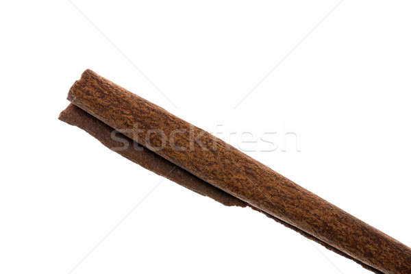 Macro image of cinnamon stick bark Stock photo © backyardproductions