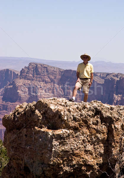 Homme Grand Canyon caméra roches eau [[stock_photo]] © backyardproductions