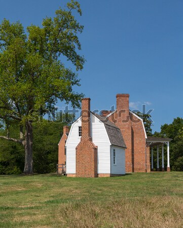 Pietra casa porta tabacco Maryland storico Foto d'archivio © backyardproductions