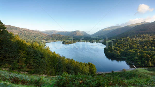 Grasmere at dawn in Lake District Stock photo © backyardproductions