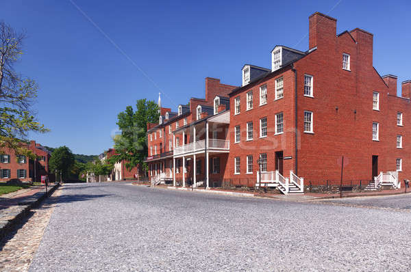 Main street of Harpers Ferry a national park Stock photo © backyardproductions