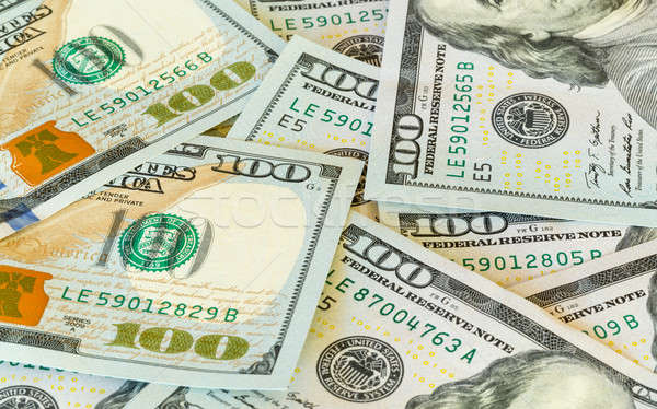 New design 100 dollar US bills or notes Stock photo © backyardproductions