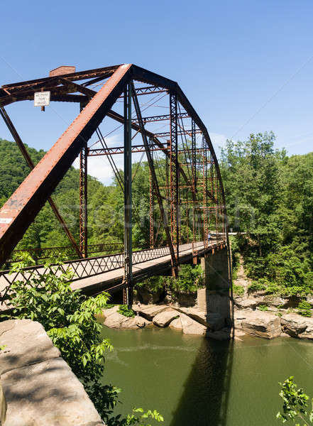 Görmek köprü nehir Metal Stok fotoğraf © backyardproductions