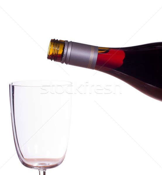 Red wine being poured into glass Stock photo © backyardproductions