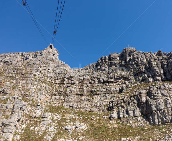 Tabela montanha Cidade do Cabo África do Sul acima Foto stock © backyardproductions