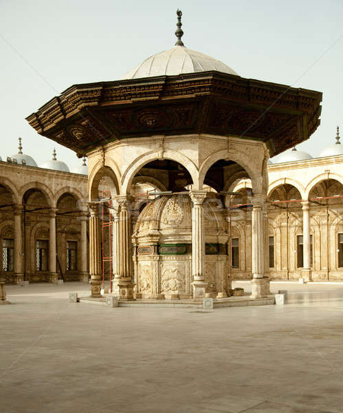 öreg mecset citadella Kairó Egyiptom vallásos Stock fotó © backyardproductions