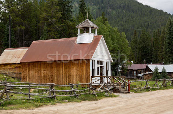 Rebuilt town hall in Ghost Town of St Elmo Stock photo © backyardproductions