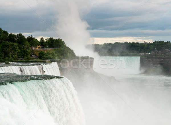 Canadian Horseshoe and American Falls at Niagara Stock photo © backyardproductions