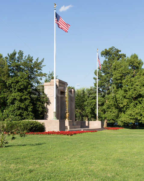Ikinci Washington DC park ilk dünya savaş Stok fotoğraf © backyardproductions