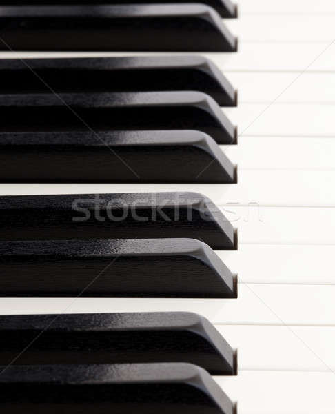 Perspective on piano keys Stock photo © backyardproductions