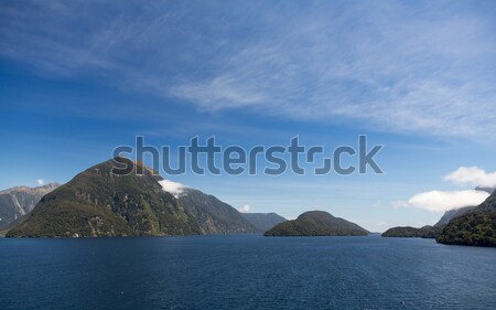 Stock photo: Fjord of Doubtful Sound in New Zealand