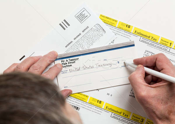 US IRS Tax form 1040-ES Stock photo © backyardproductions