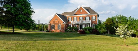 Front elevation large single family home Stock photo © backyardproductions