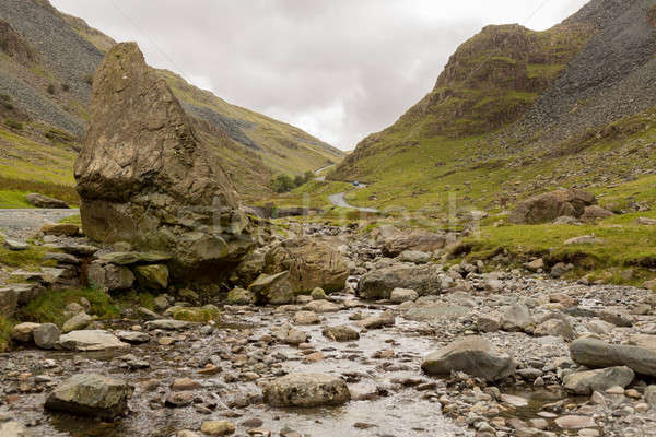 Passz Lake District folyam meredek út angol Stock fotó © backyardproductions